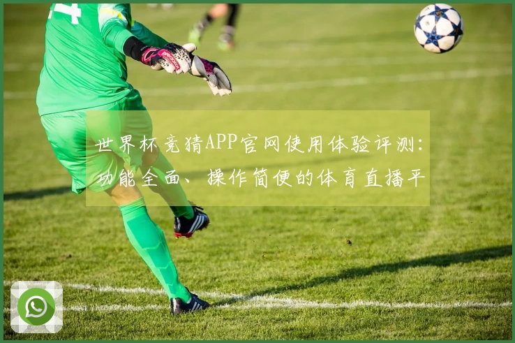 世界杯竞猜APP官网使用体验评测：功能全面、操作简便的体育直播平台推荐