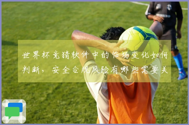 世界杯竞猜软件中的临场变化如何判断,安全合规风险有哪些需要关注?